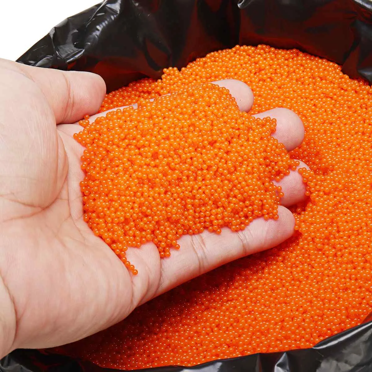 orange 1 кг/лот гелевые шарики Кристальные Водяные Шарики 7-8 мм закаленные 5 цветов для игрушек Gu n домашний декор гелевые ГУ n взрывные игрушки набор гелевых шариков - Цвет: orange