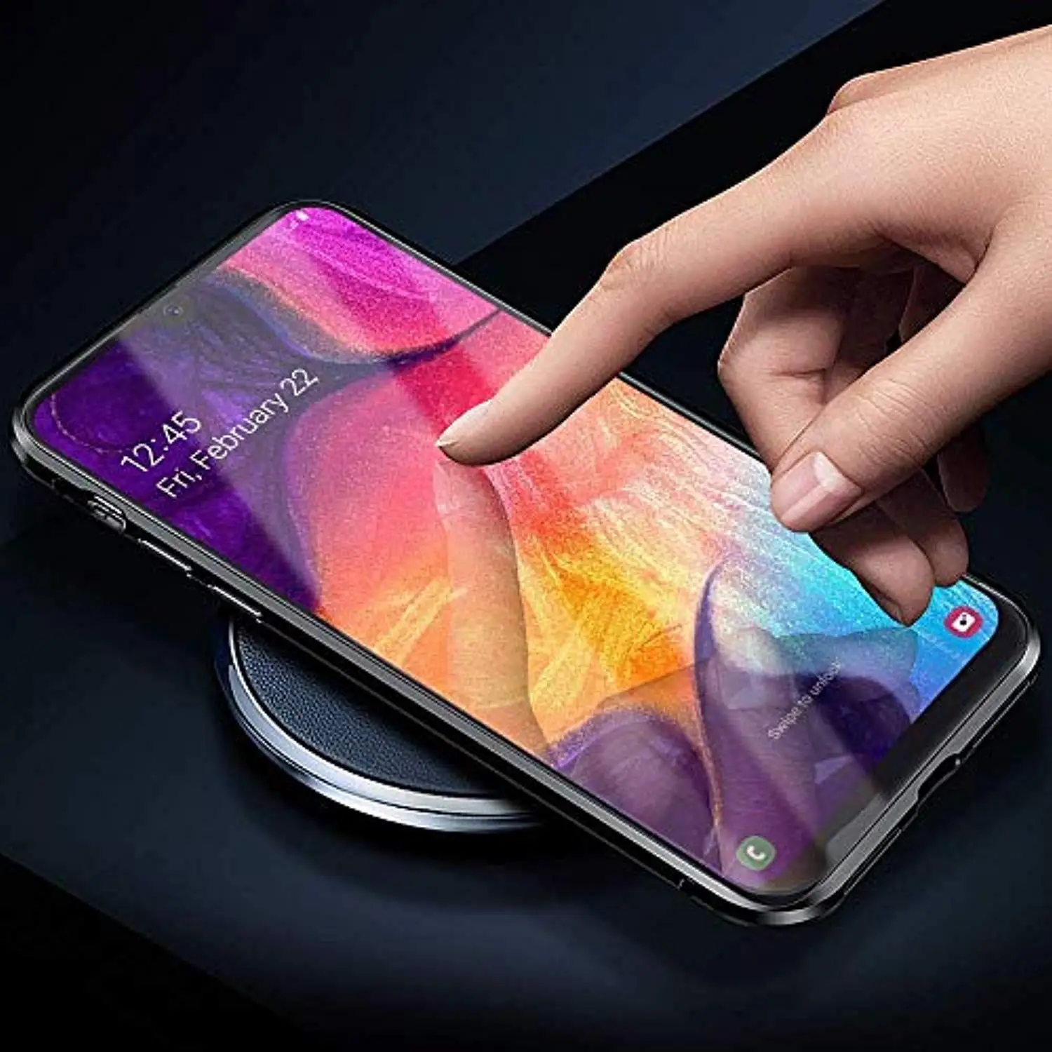 360 вниз крышкой на магните и Алюминий оправа закаленное стекло чехол для samsung A10 A20 A30 A40 A50 A70 A10E A20E A60 A80 M10 M20 крышка