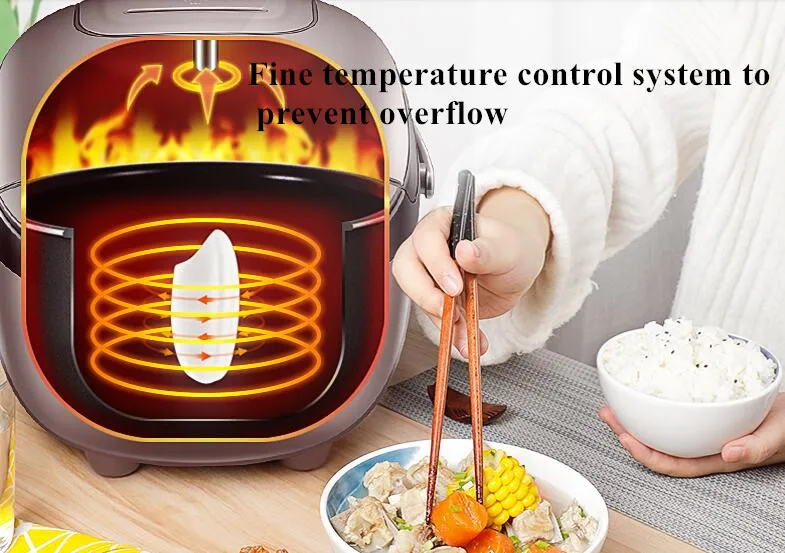 Бытовая 3L Мини рисоварка маленькая кухонная интеллектуальная автоматическая многофункциональная