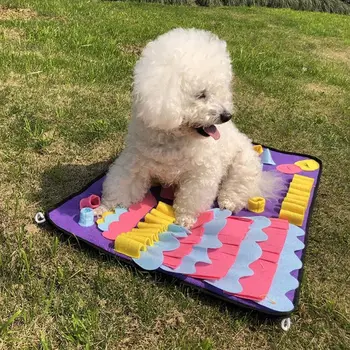 

Pet Dog Snuffle Mat Slow Feeder Pet Puzzle Toys Training Blanket Feeding Mat