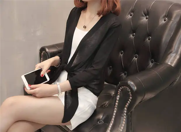 Cardigan Feminino Women Sweaters And Han Edition In The Summer Of 9261 New Ice Dress Small Cape Coat 18- Loft 2 Row 1 Shelves