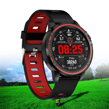 

L8 Men Smart Watch Waterproof calorie Monitoring SmartWatch With ECG PPG Blood Pressure Heart Rate Sports Fitness Watch PK L5 L7