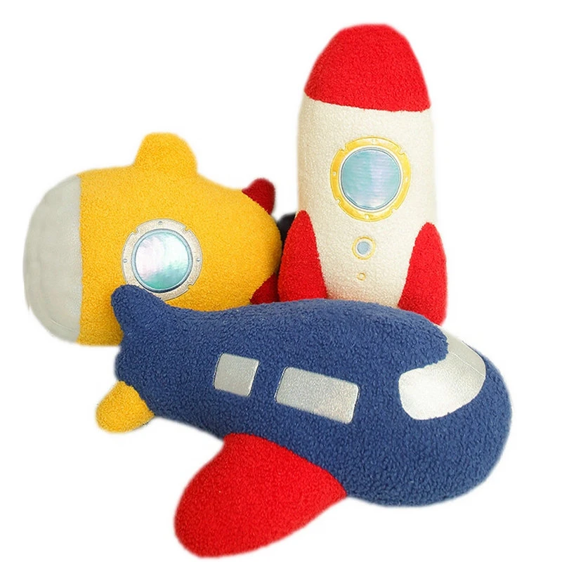 ソフト漫画飛行機宇宙船潜水艦ぬいぐるみクッション高品質ロケットかわいいスロー枕子供ボーイルームのインテリア Movies Tv Aliexpress