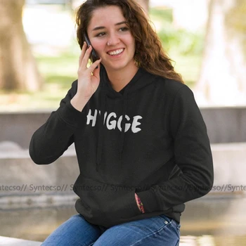 

Hygge Hoodie Hygge - Scandinavian Cozy Danish Hoodies Long-sleeve Street wear Hoodies Women Printed Over Sized Pullover Hoodie