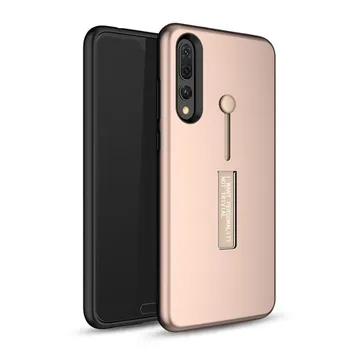 

1000PCS Fashion Kickstand Case For Huawei P30 Pro P20 P10 Plus P9 Lite 2017 P Smat 2019 Finger Loop Strap Armor Shockproof Cover