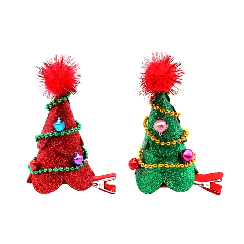 2Pcs 10Pcs/Set Pet Christmas Bowknot Headdress Dog Hair Bows With Rubber Bands Dogs Accessories Pet Products Accesorios Para Perro - Цвет: 2Pcs