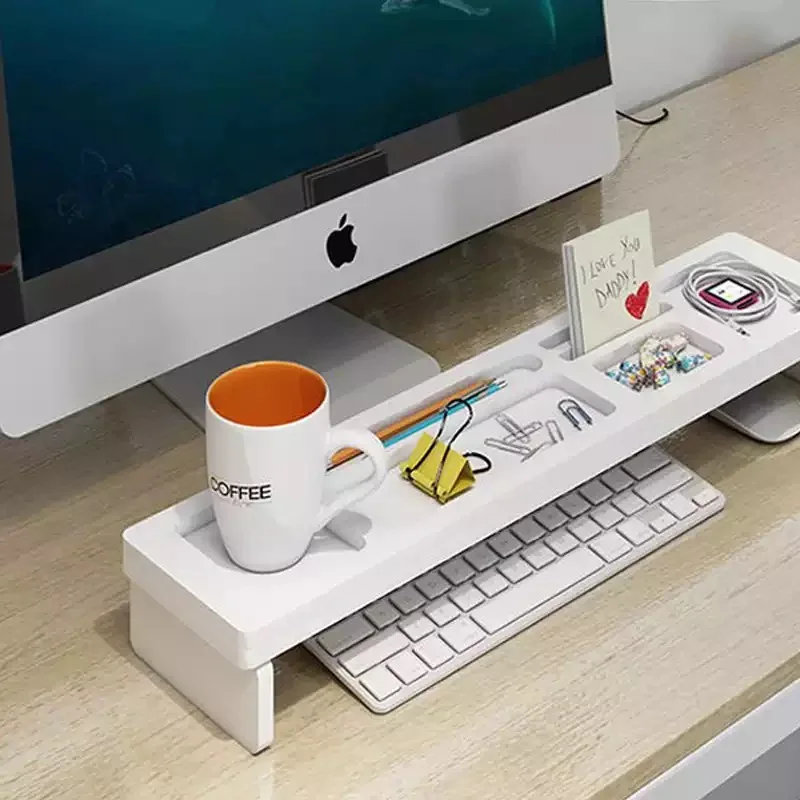 

Desk Organizer Stationery Pen Holder Home Office Keyboard Cover Desktop Storage Racks Office School Accessories Organizer Box