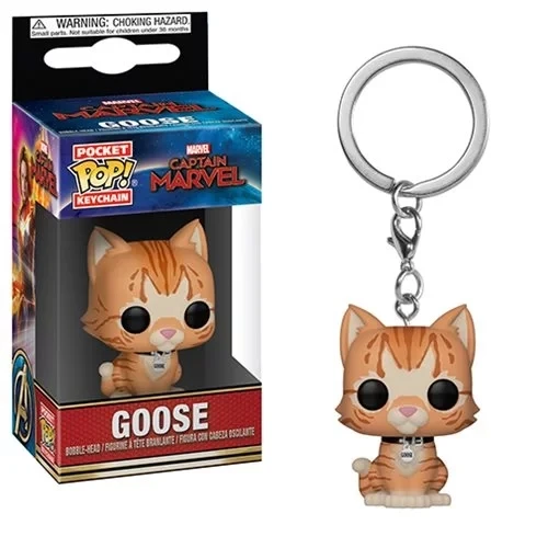 Funko Карманный Брелок для ключей pop мультфильма «Холодное сердце виниловые фигурки игрушки Коллекция Модель игрушки для детей - Цвет: GOOSE