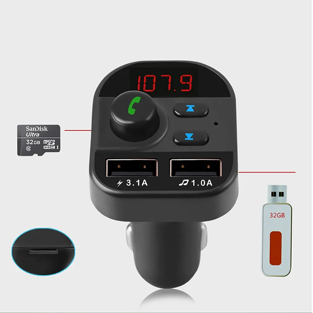 Мини Автомобильный телефон Handsfree телефон Музыка Аудио Адаптер приемников автоматическое подключение услуги динамик телефоны