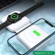 

HOCE Magnetic Wireless Charger iPhone 13 12 Mini ProMax Folding Fast Charging Pad For Airpods iWatch For Apple Watch 6 5 4 3