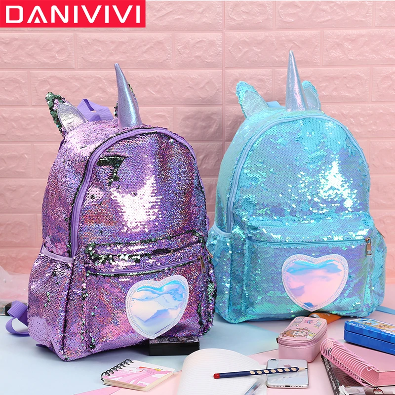 unicorn school trolley bag