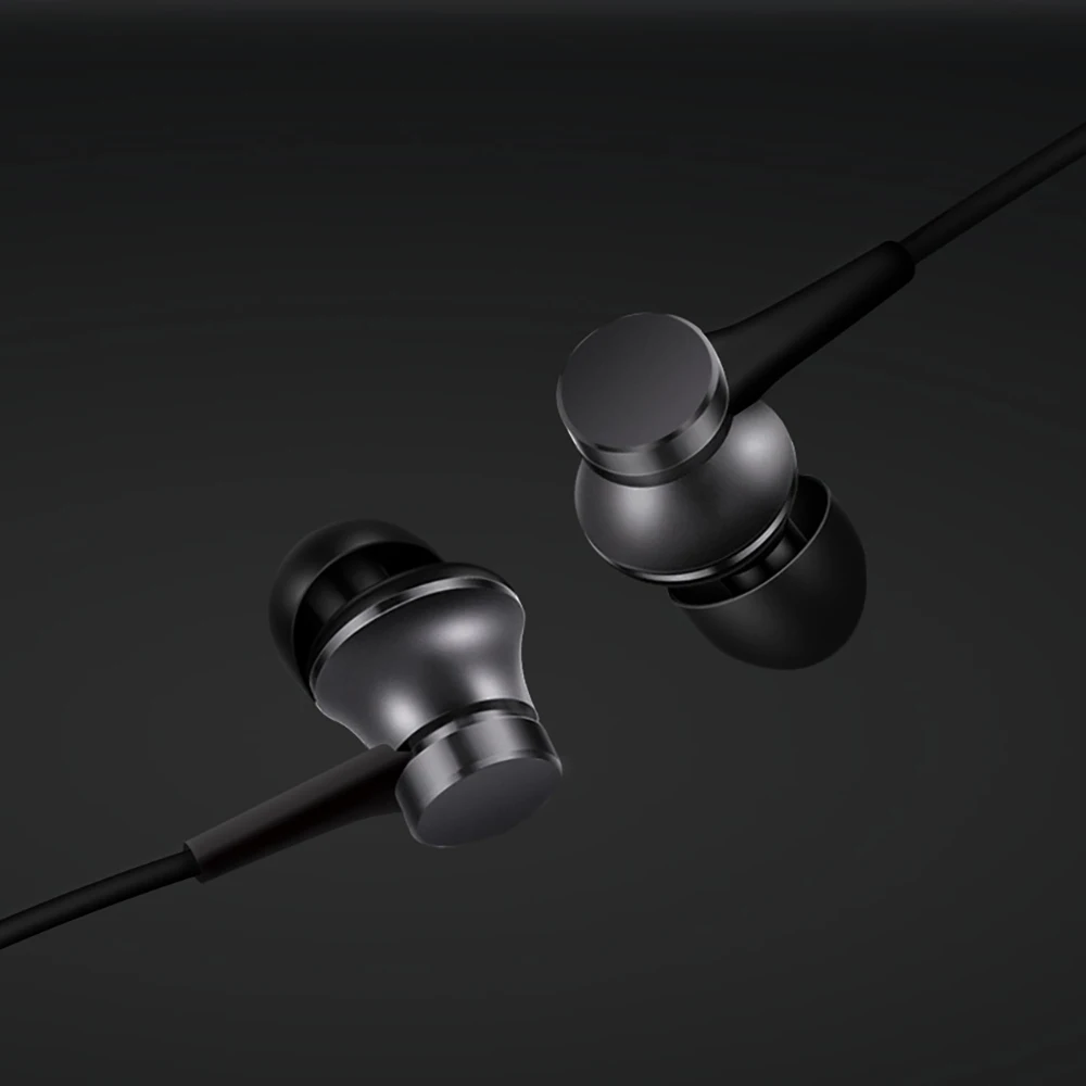 Original Xiaomi Piston Headset Wire Control Button Built in Call Microphone 3 5mm Interface