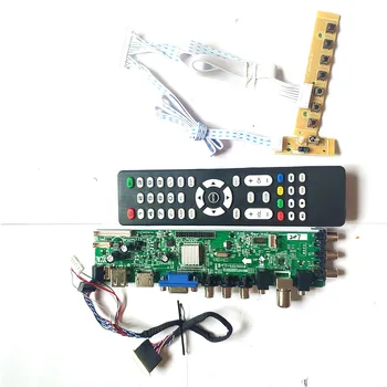 

Fit N156O6-L01/L02/L03/L04 screen 40 pin LVDS AV HDMI VGA USB DVB 3663 TV digital upgrade 1600*900 LCD controller board DIY Kit