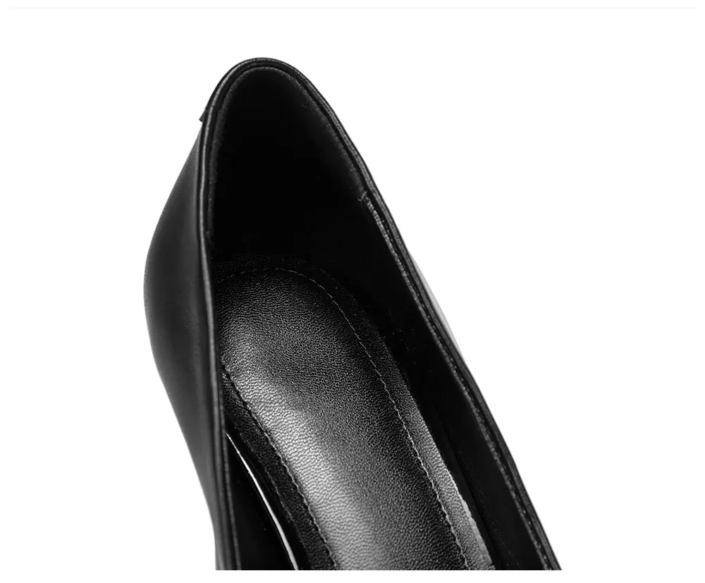 ROBESPIERE; Новинка; обувь на необычном каблуке; женские туфли-лодочки с острым носком из высококачественной натуральной кожи; офисная обувь без шнуровки; большие размеры; zapatos mujer; A66