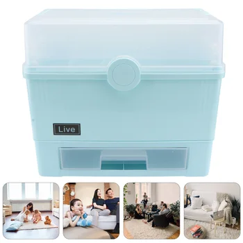 

1pc Large Capacity Multilayer Medicine Cabinet Pill Box Storage Box
