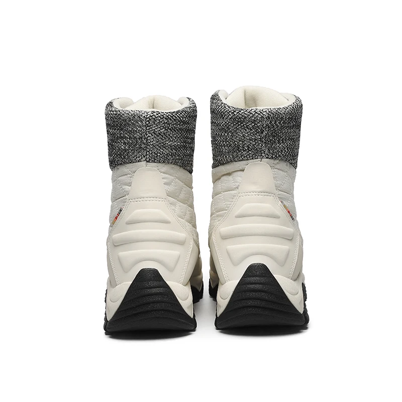 KATESEN/Новинка; модные мужские ботинки; высококачественные водонепроницаемые Зимние ботильоны; теплая плюшевая зимняя обувь на меху без застежки; мужская обувь