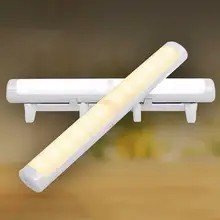 USB Перезаряжаемый PIR датчик движения светодиодный Ночной светильник шкаф лампа с крюком