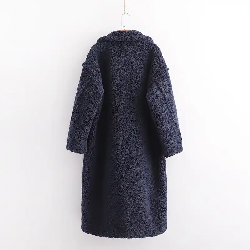 girls navy blue winter coat