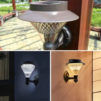 

32 Leds Outdoor Waterproof Bright Retro Stable Electric Wall Mount Lawn Street Solar Light Easy Install Fence Decorative Garden