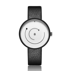 Gorben Black Quartz Watch Soft Leather Wrist Watch Wristwatch Fashion Clock Classic Quartz Watch for Women With Box For Option
