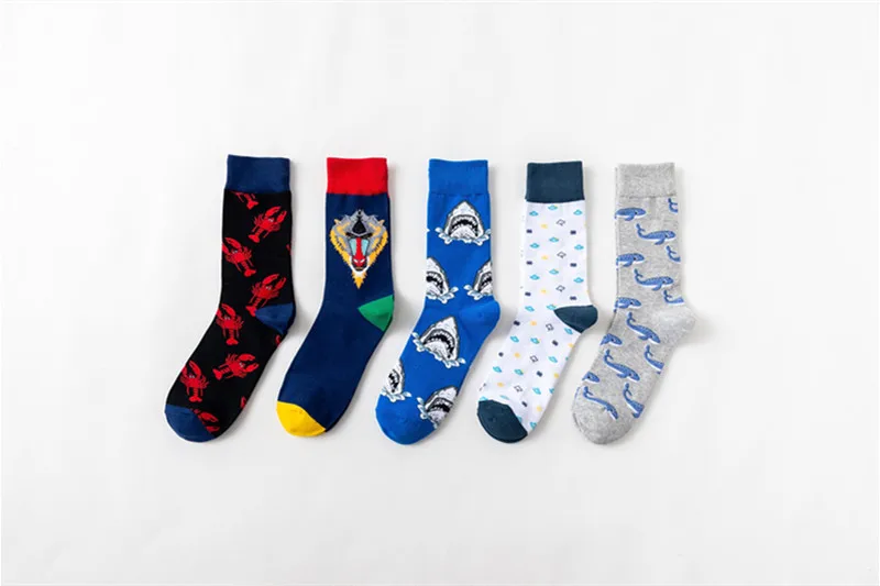 slouch socks New Funny Women Fashion Harajuku Colorful Socks Cute Art Egg series personality Cotton Female socks toe socks for women