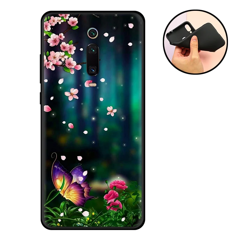 ZHDPM Чехлы для Xiao mi Red mi K20, чехол Red mi K20 Pro, черный матовый Силиконовый чехол mi 9 T, задняя крышка для mi 9 T mi 9 T mi 9 T mi 9 T K 20 - Цвет: ZHDPM