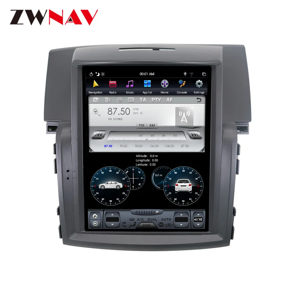 Top DSP Carplay vertical Tesla screen Android 9.0 Car Multimedia Player For Honda CRV 2006-2011 GPS Radio Auto stereo map head unit 7