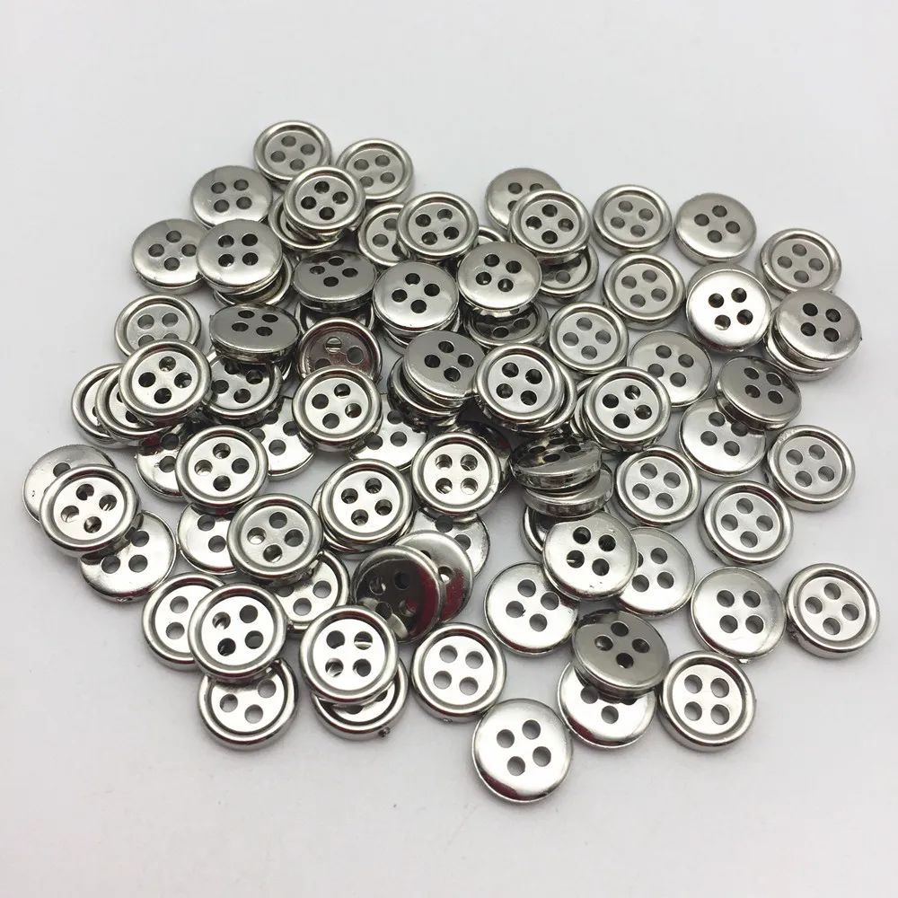 9MM GLOSSY 2 HOLE ROUND BUTTONS.PERFECT FOR SEWING CARD MAKING SCRAPBOOKING 