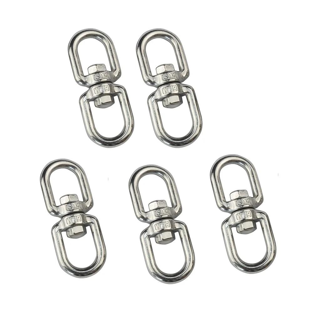 304 Stainless Steel Mooring Anchor Chain Double Eye Stainless Steel Swivel Hooks Aliexpress