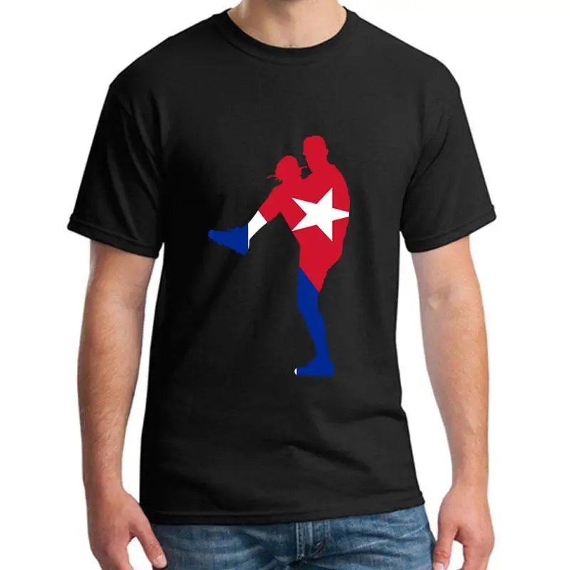 

New Style Baseball Cuba Pitcher Flag tee shirt 3xl 4xl 5xl Formal awesome Kawaii homme tshirts Crew Neck hip hop