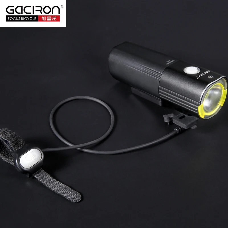 Велосипедный светильник GACIRON светодиодный 1000 люмен перезаряжаемый usb