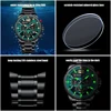 CURREN Watches Men's Sport Quartz Chronograph Wristwatches Luxury Stainless Steel Clock with Luminous Watch Relogio Masculino 6