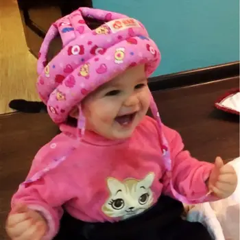 

Baby Toddler Anti-collision Baby Safety Helmet Soft Comfortable Head Security Protection Adjustable Summer Mesh Children's Cap