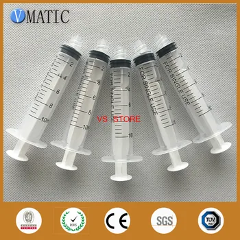

High Quality Non Sterilized 20Pcs 10ml/cc Dispensing Plastic Liquid Dispenser Manual Syringe