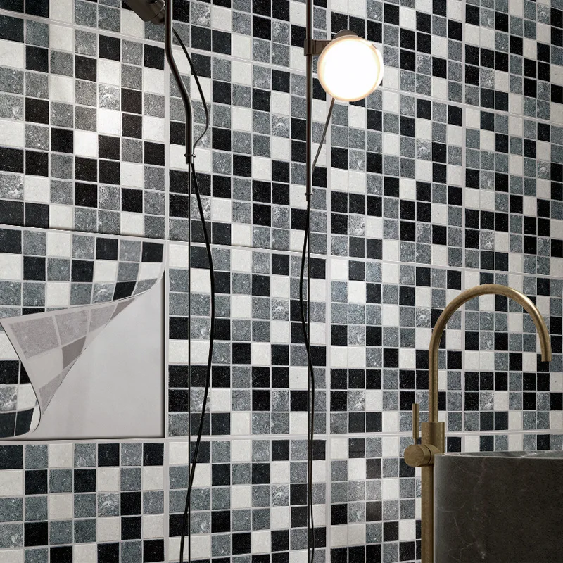 Self-adhesive Kitchen Mosaic Tile Backsplash Wall Sticker for Bathroom Toilet Decoration Panel Viny Wallpaper Waterproof | Дом и сад