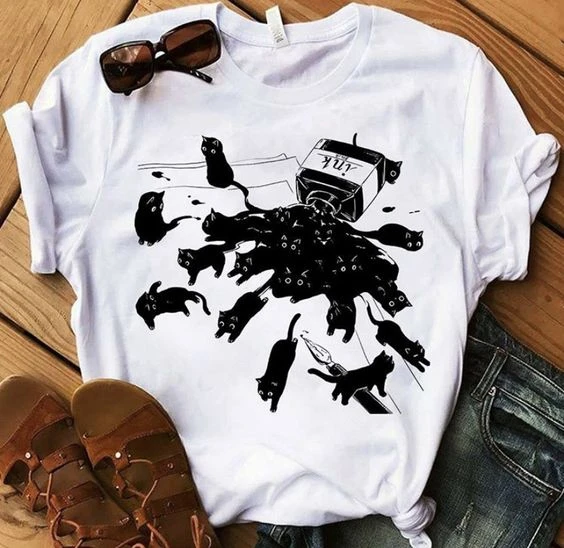cute black shirts for women