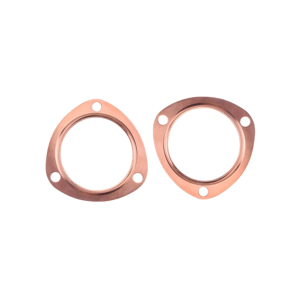 3 In Header Exhaust Collector Gaskets Reusable S B C Bbc 302 350 454 383 Reusable No Sealant Required Good Performance Useful