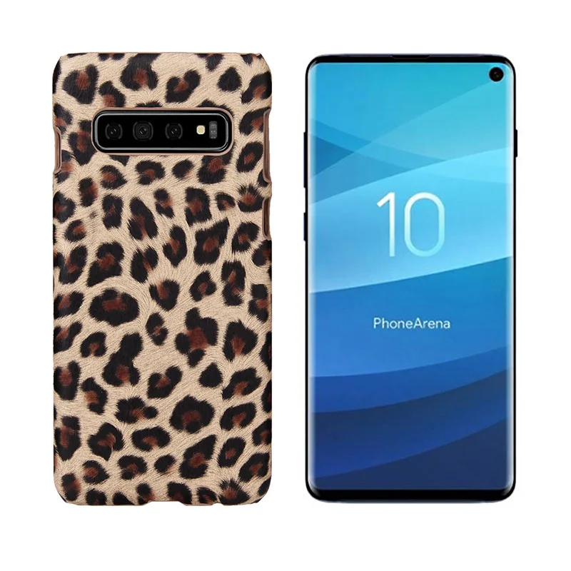 B Жесткий защитный чехол из поликарбоната с леопардовым принтом для samsung Galaxy A50 A70 A40 A20 Note 10 Note 9 S10e S8 S9 S10 Plus S7 - Цвет: B