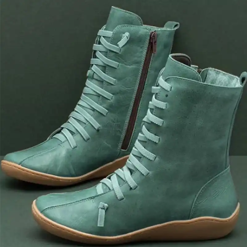 ladies soft leather ankle boots