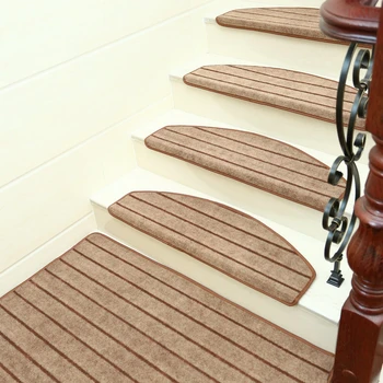 

15pcs Carpet Adhesive Carpet Stair Treads Mat Rug Non-slip Cover Protection Step Rug Living Room Rug Room Carpet Bedroom Rug
