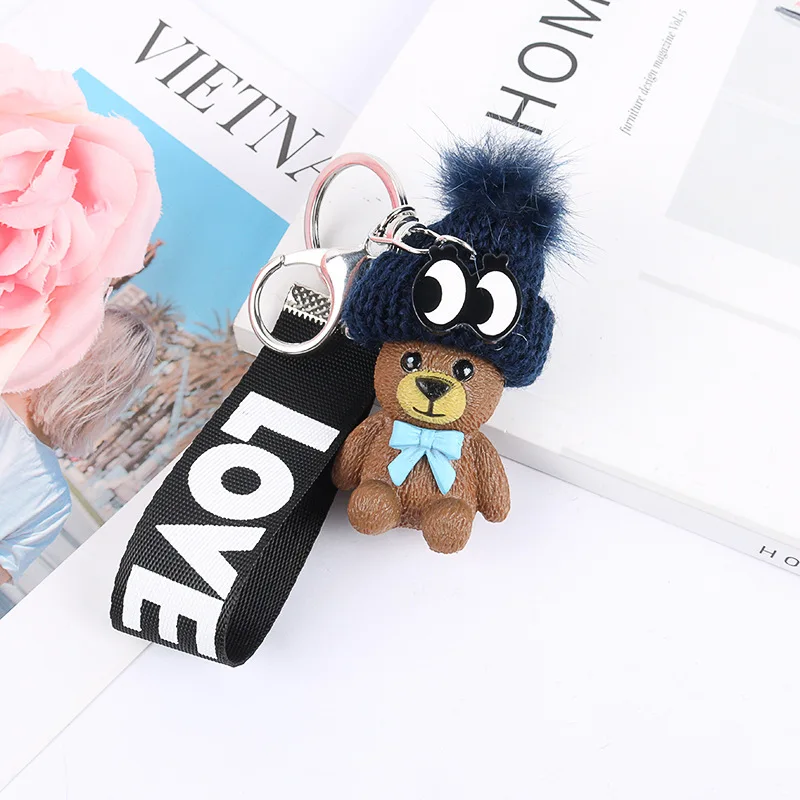 moschino bear keychain