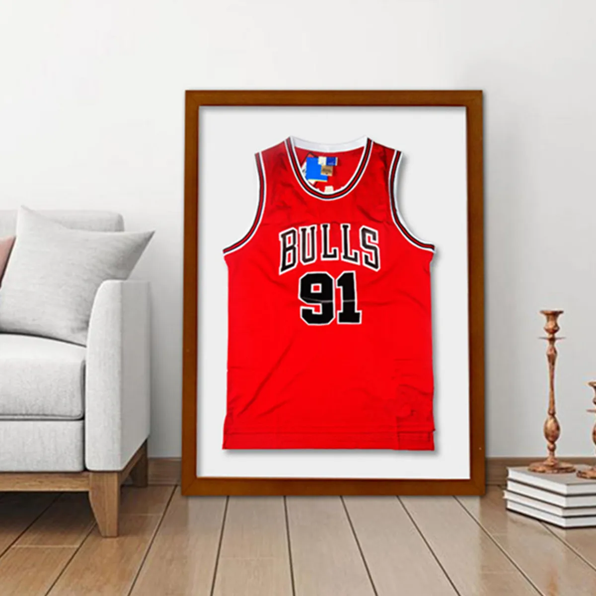 jersey in picture frame