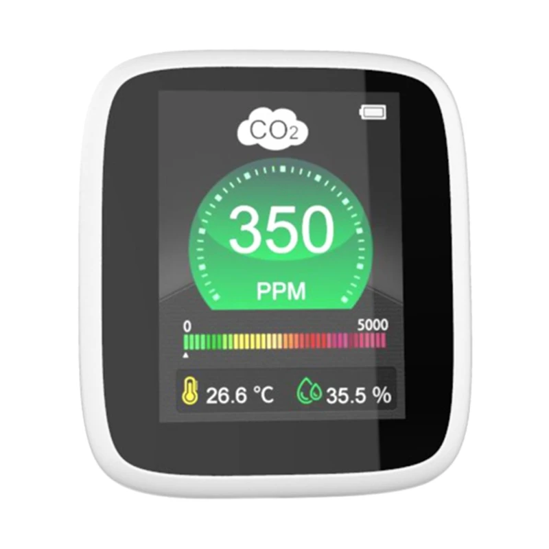 Внутренний измеритель CO2 400-5000ppm монитор качества воздуха тестер комнатный Датчик