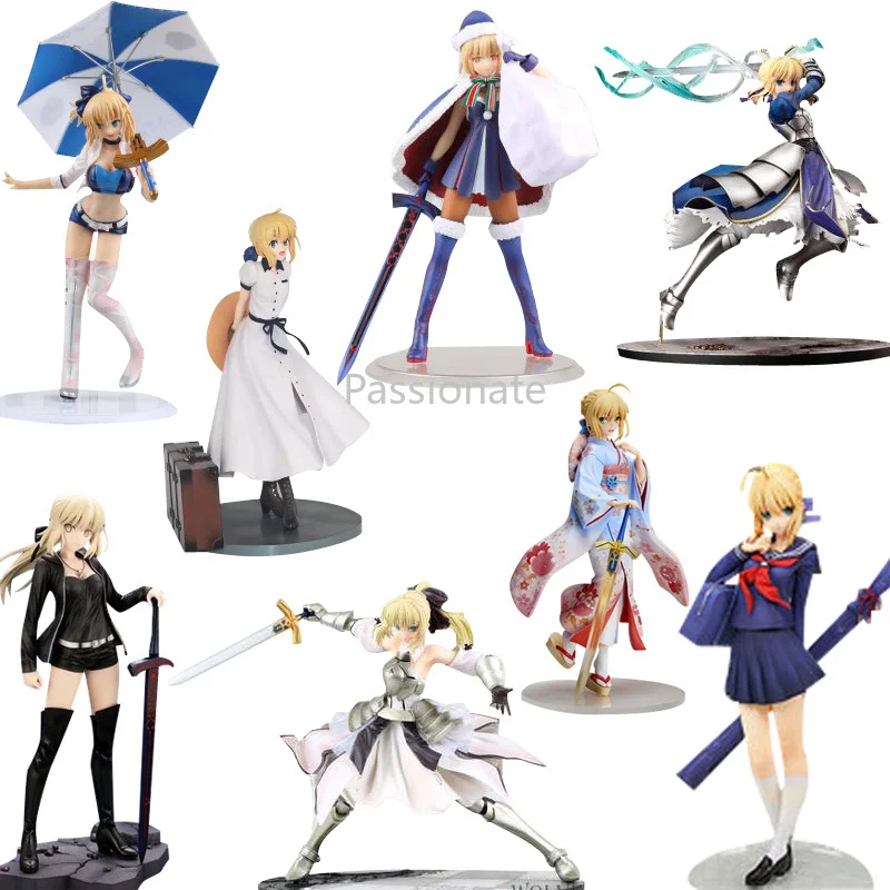 Новый Fate Grand Order saber FATE The Holy Grail War stay night Action фигуры игрушки ПВХ Аниме Фигурки для