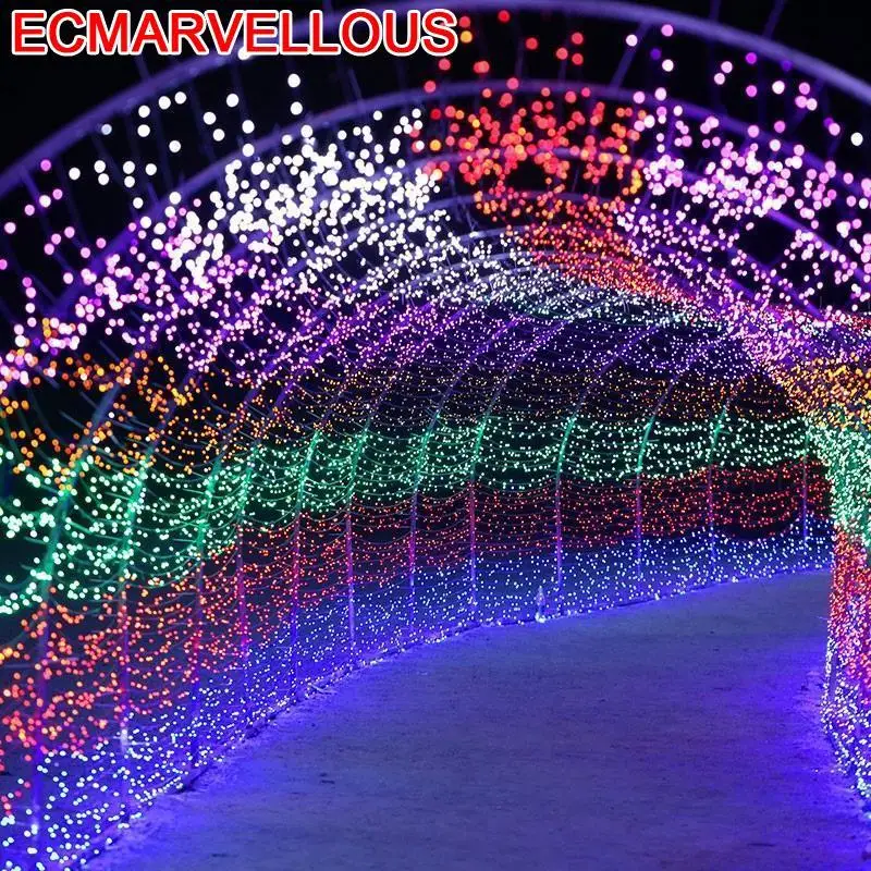 Гирлянда, украшение для свадьбы, декоративный новогодний Navidad Luces светодиодный Декоративный Рождественский открытый вечерние светильник, праздничный светильник ing