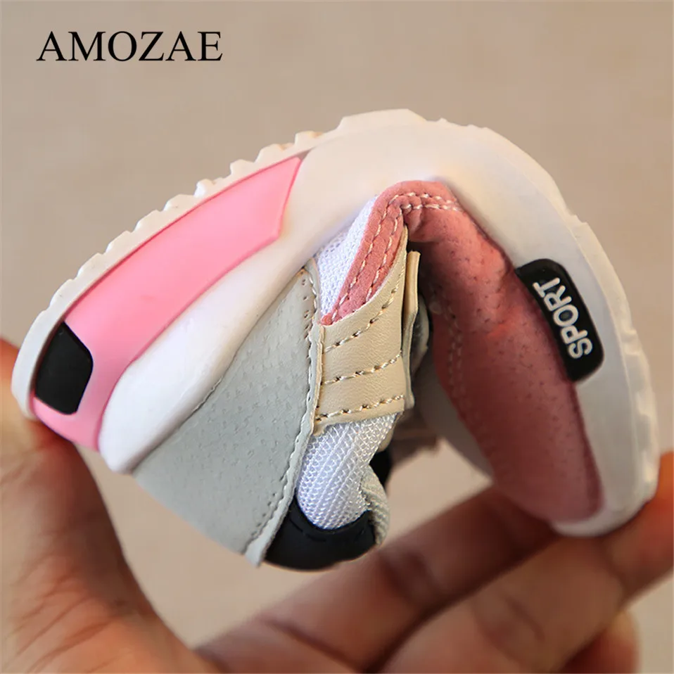 Children's Sport Shoes Spring Autumn New Fashion Breathable Kids Boys Net Shoes Girls Anti-Slippery Sneakers Baby Toddler