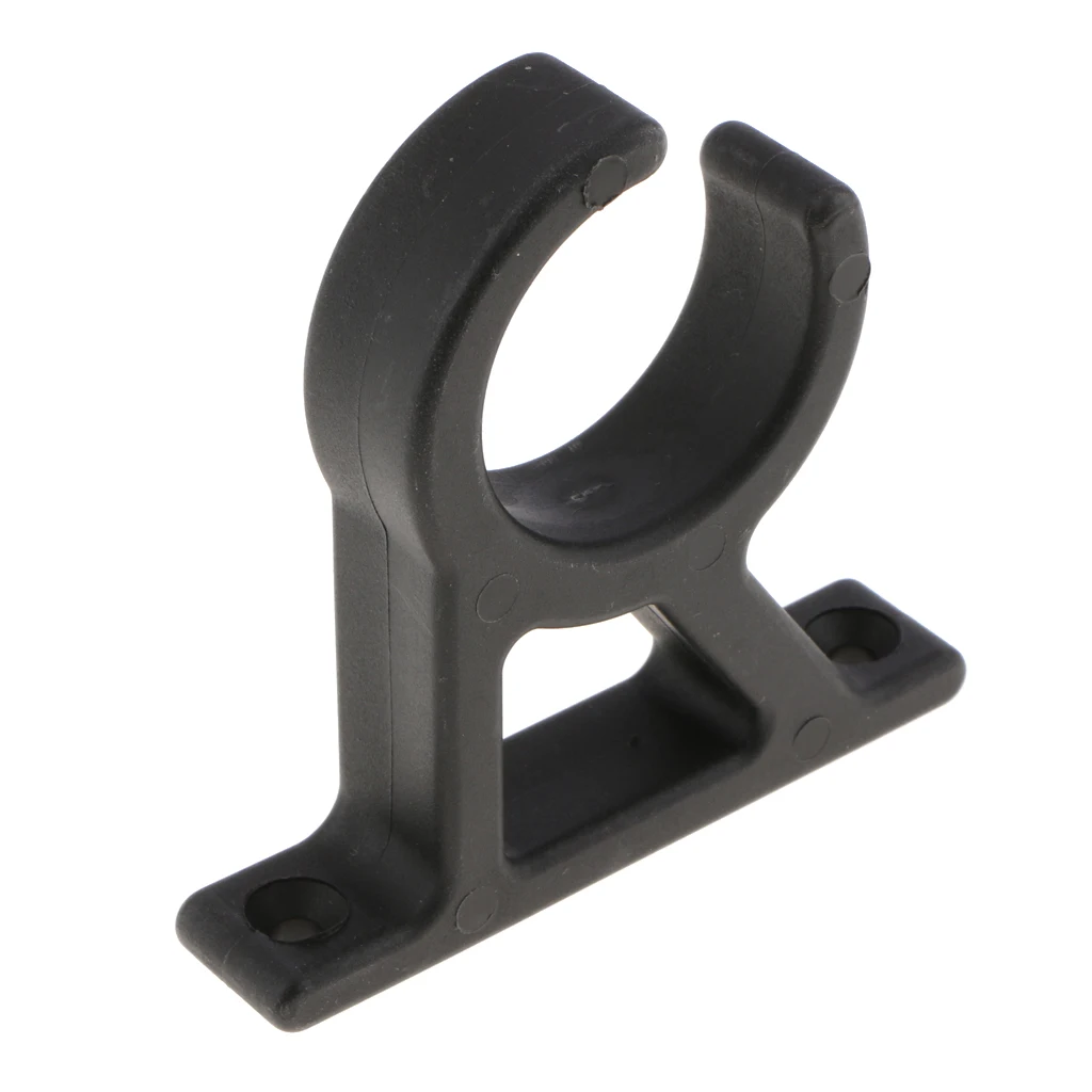 Black C-Shape Boat Ladder Stowing Boat Hook Storage Clips Marine Boat Ladder Storage Stowing Bracket Snap Clips