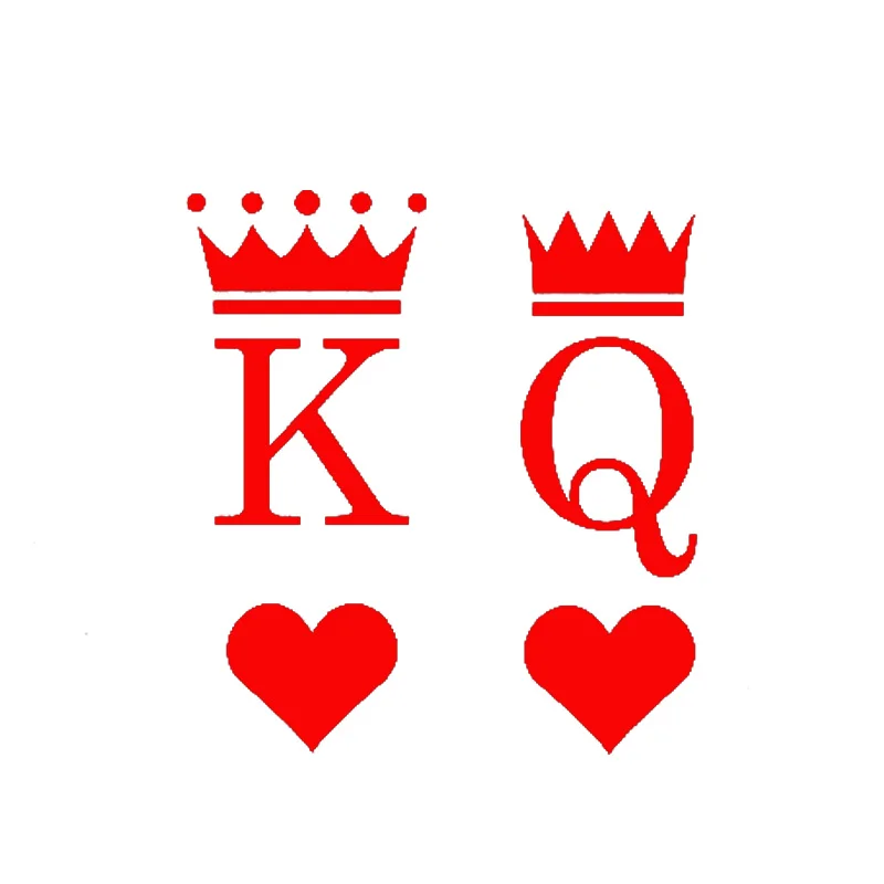 Автомобильные наклейки King Queen водонепроницаемая виниловая автомобильная пленка