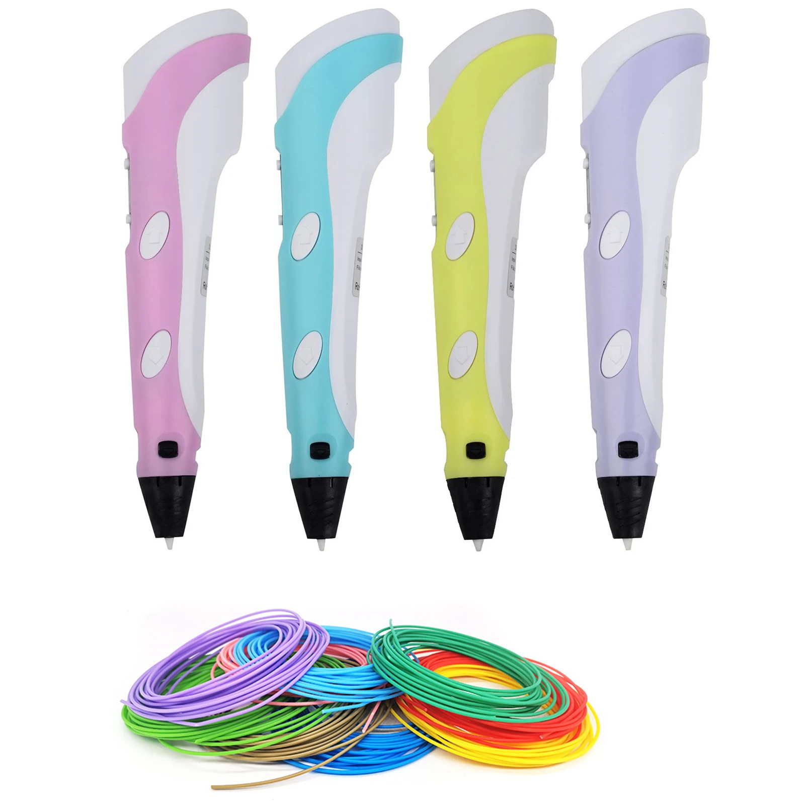 

Student 3D printing pen Smart graffiti pen 3D painting pen charging 3D creative children men and women gifts