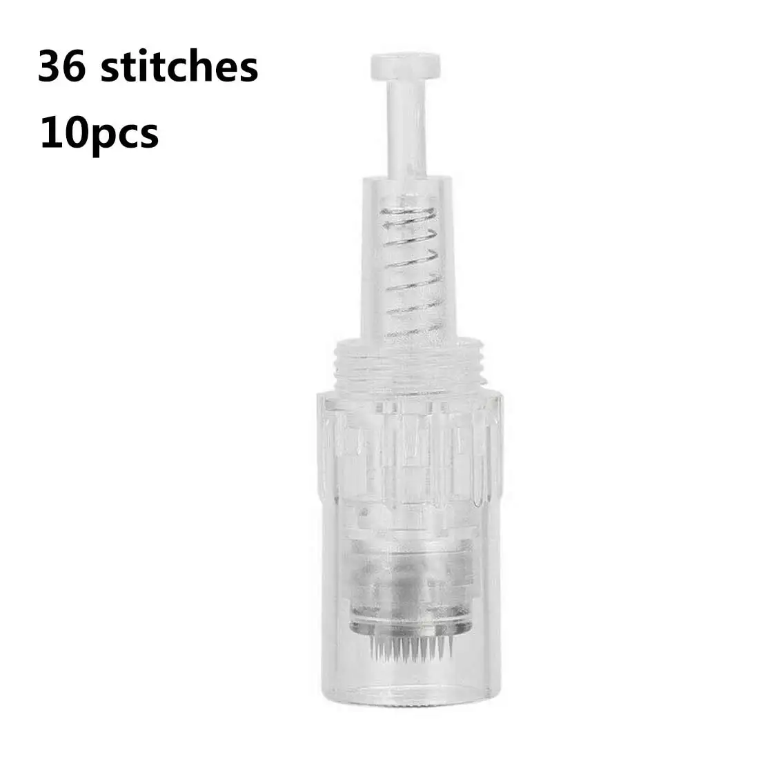 L 10 шт. сменный винтовой картридж для Derma Pen Micro needle 9 pin/12 pin/36 pin/nano Микро Иглы нано иглы татуировки - Габаритные размеры: L